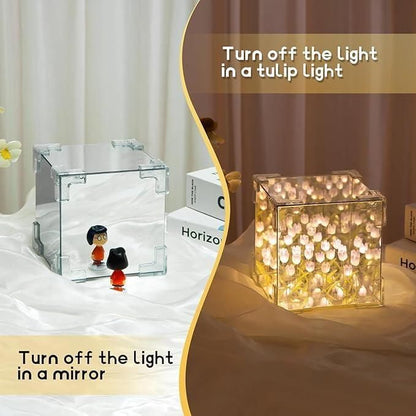 Tulip Cube Mirror Lamp